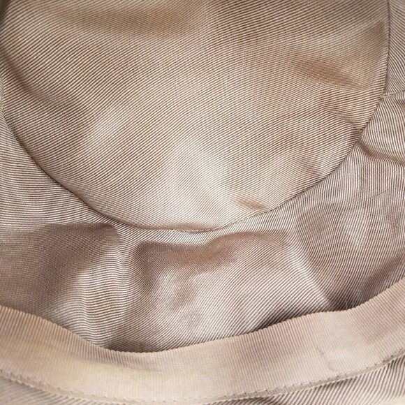 Vintage 60s Miss Alexis Mink Hat Fitted Beanie Brown Fur 7" - Picture 7 of 8